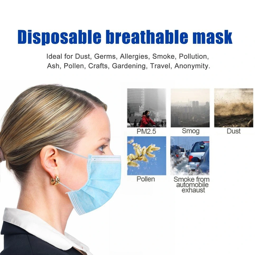 Durable Breathable Special Breathable Hanging Ear Haze Proof Mask Three Layers of Protective Mask Made in China