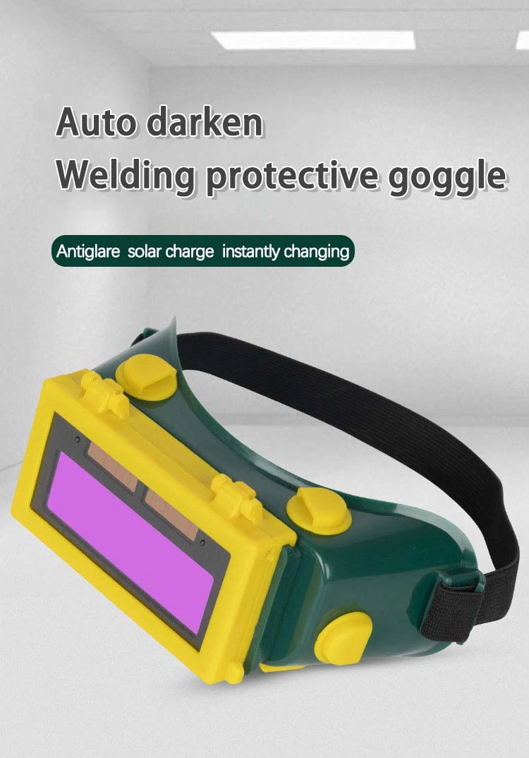 Auto Darkening Welding Glasses Welder′ S Special Protective Welding Argon Arc Welding Anti-Glare Protection Goggles