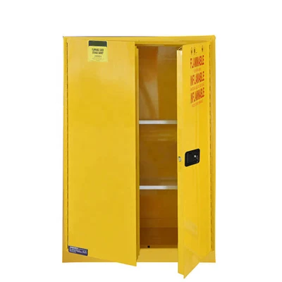 Armário de segurança para inflamáveis ​​de alta qualidade - Armário de segurança de laboratório amarelo para armazenamento