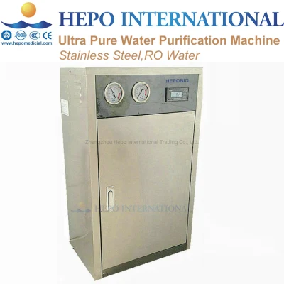 Sistema de purificação de água RO ultrapura de deionização de aço inoxidável de baixa potência com UV