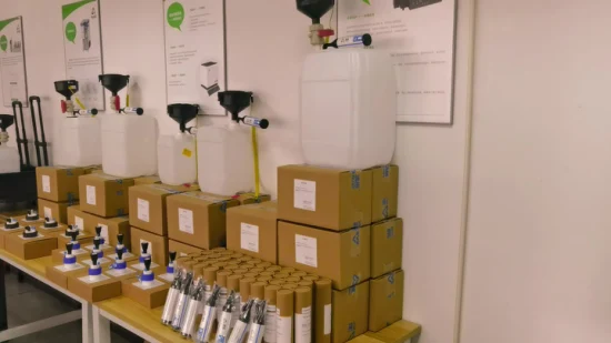 Sistemas de segurança de resíduos de laboratório