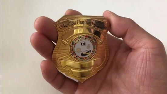 Alfinete de lapela de metal com logotipo personalizado Artesanato Honras Prêmios Agente Especial dos EUA Serviço de Proteção Federal Administração de Serviços Gerais Distintivo da Polícia Militar